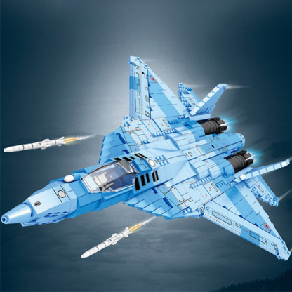 SU-57 Stealth Fighter | 1456pcs-1