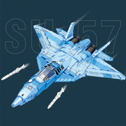 SU-57 Stealth Fighter | 1456pcs-4