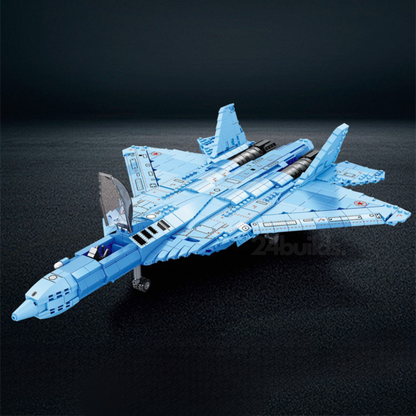 SU-57 Stealth Fighter | 1456pcs-2