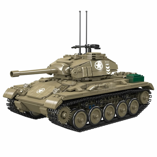 Remote Controlled M24 Chaffee Tank | 932pcs-0