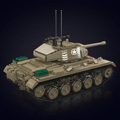 Remote Controlled M24 Chaffee Tank | 932pcs-1