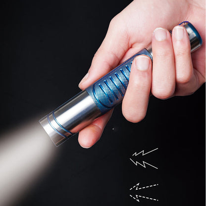 Titanium alloy ultra-bright flashlight with magnetic charging Hanheld Torch-0
