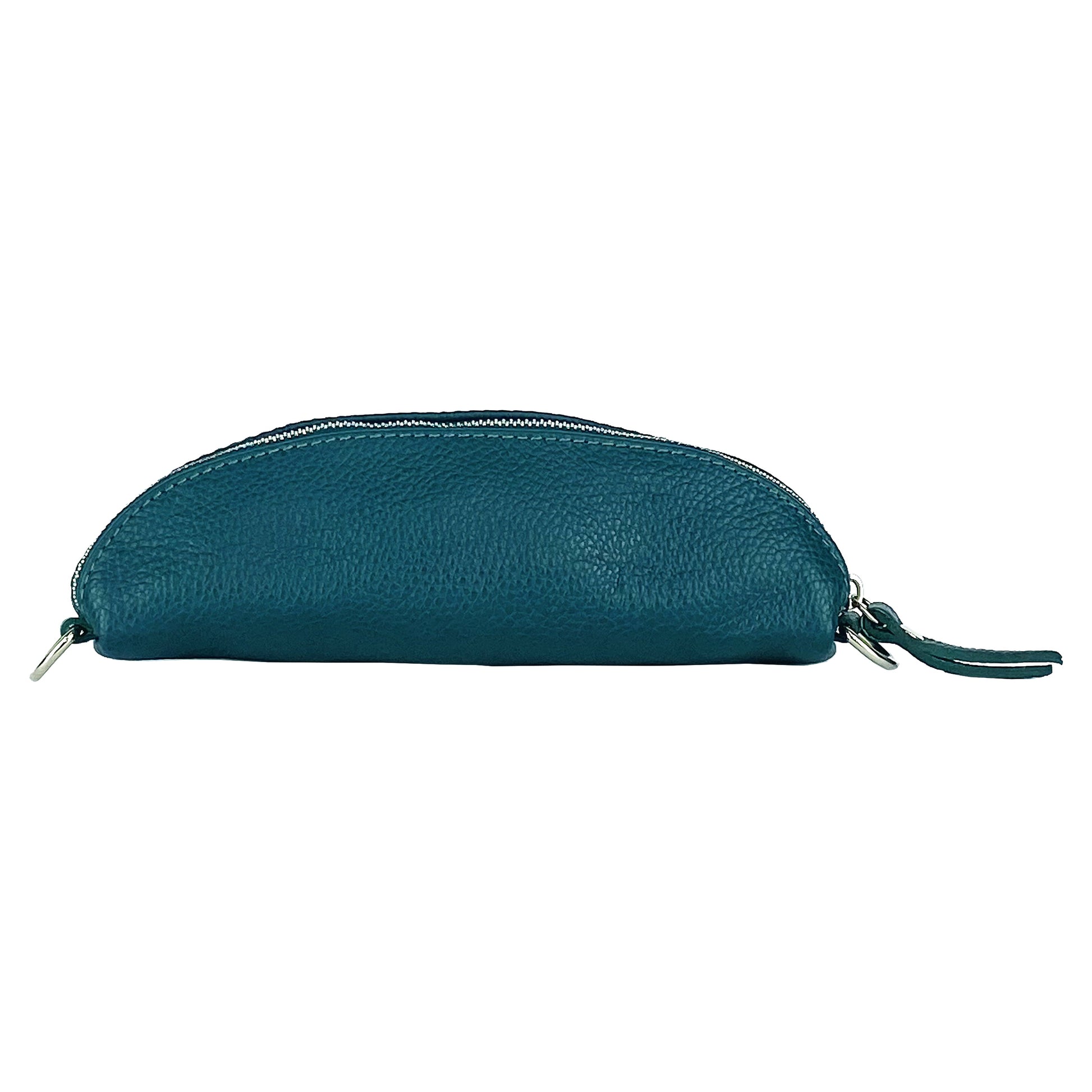 RB1015BZ | Fanny pack with removable shoulder strap in Genuine Leather Made in Italy. Polished Nickel metal snap hook attachments - Brassy color - Dimensions: 24 x 14 x 7-3