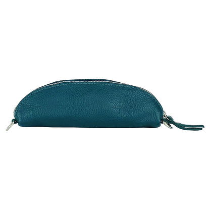 RB1015BZ | Fanny pack with removable shoulder strap in Genuine Leather Made in Italy. Polished Nickel metal snap hook attachments - Brassy color - Dimensions: 24 x 14 x 7-3