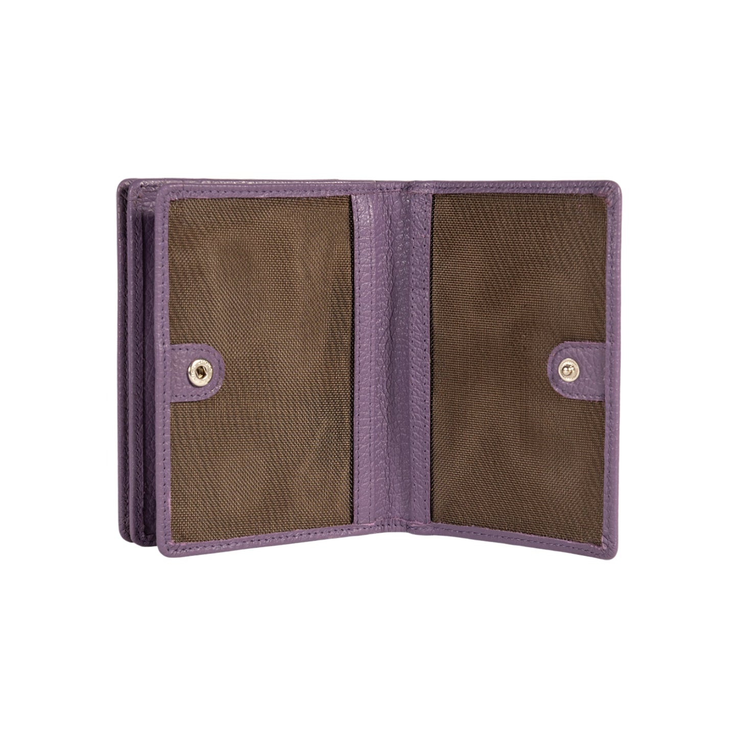 RB1080SY | Women's Wallet Made in Italy in Genuine Dollar Grain Leather. Color: Purple. Dimensions (closed): 13 x 9 x 2.5 cm-2