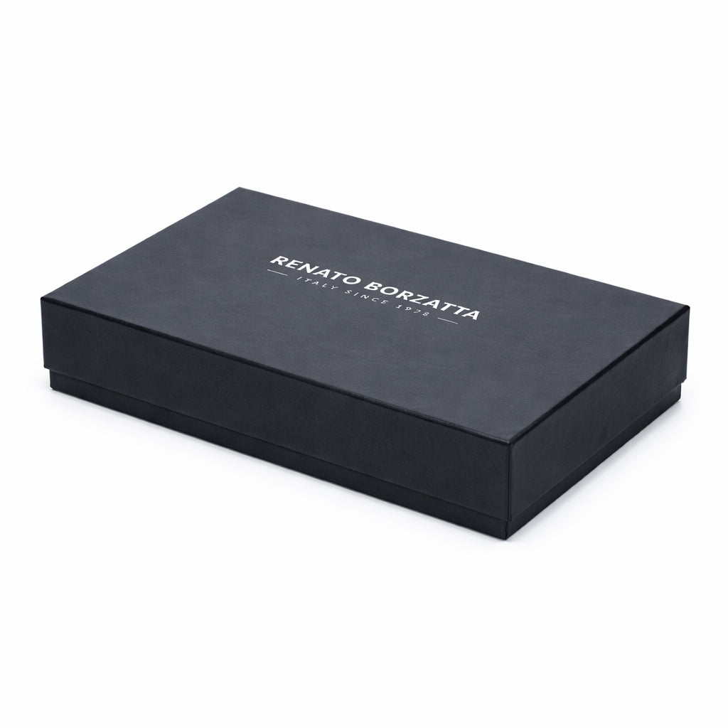 RB1084SS | Women's zippered wallet made in Italy in smooth, matte genuine leather. Cognac color. Dimensions: 20 x 10 x 2.5 cm-3