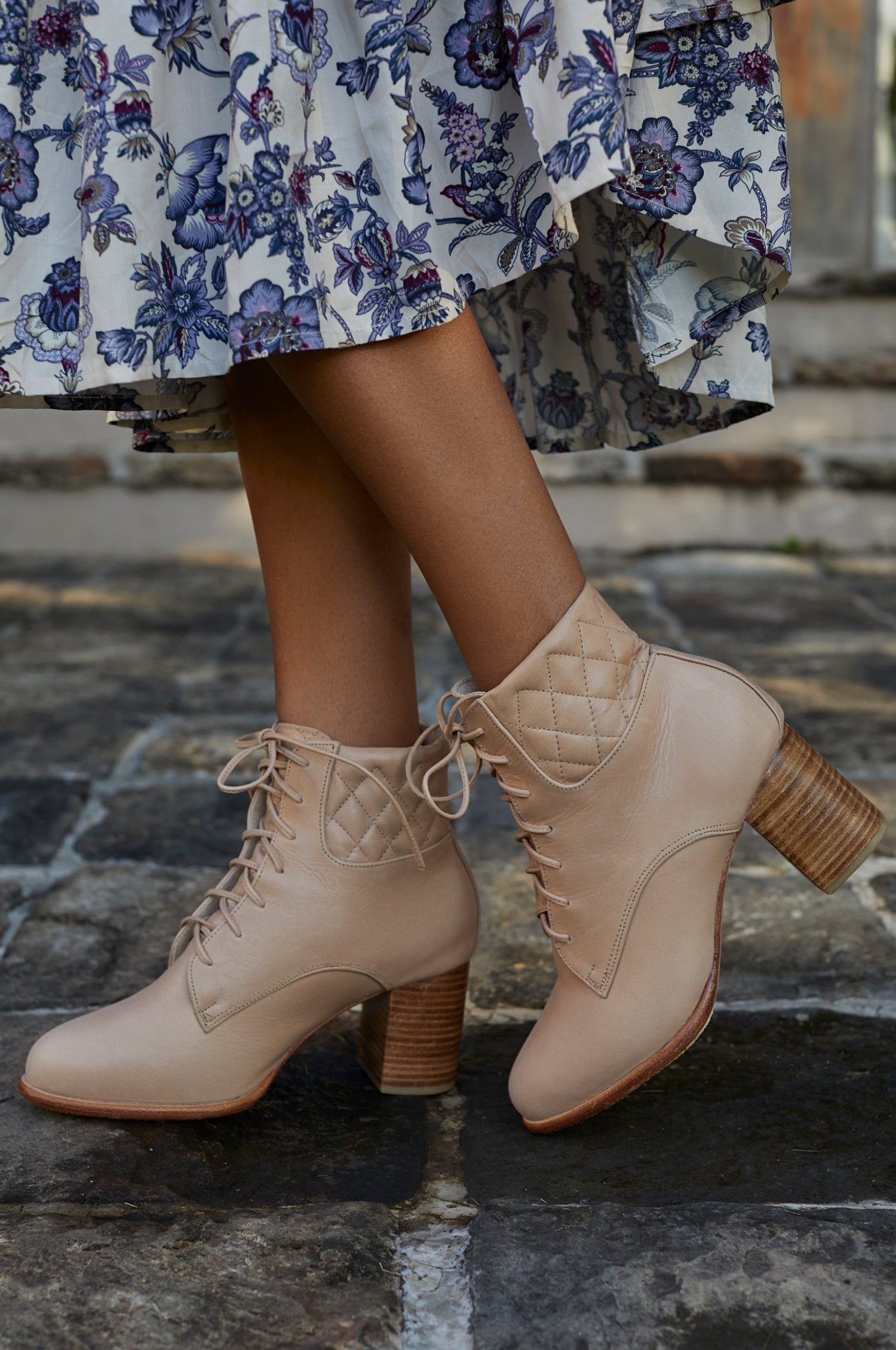 Rising Mara Leather Heel Booties-0