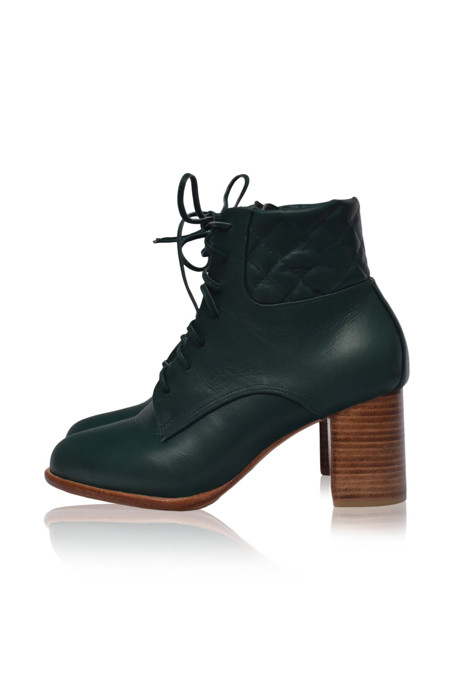 Rising Mara Leather Heel Booties-5
