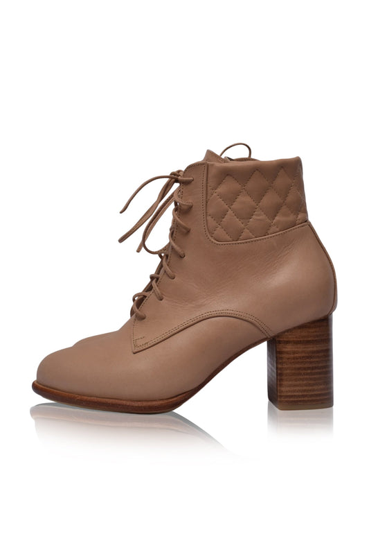 Rising Mara Leather Heel Booties-1