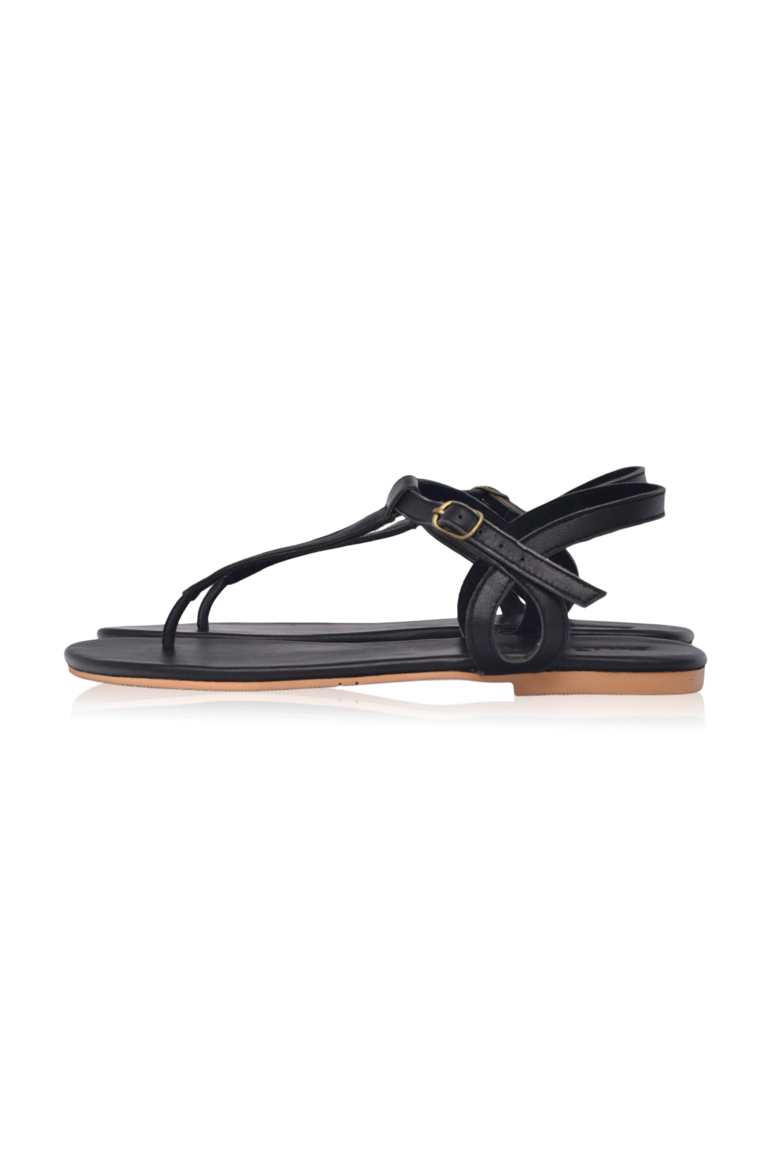 Rosalia T-strap Leather Sandals (Sz. 4, 8.5, 9 & 10)-2