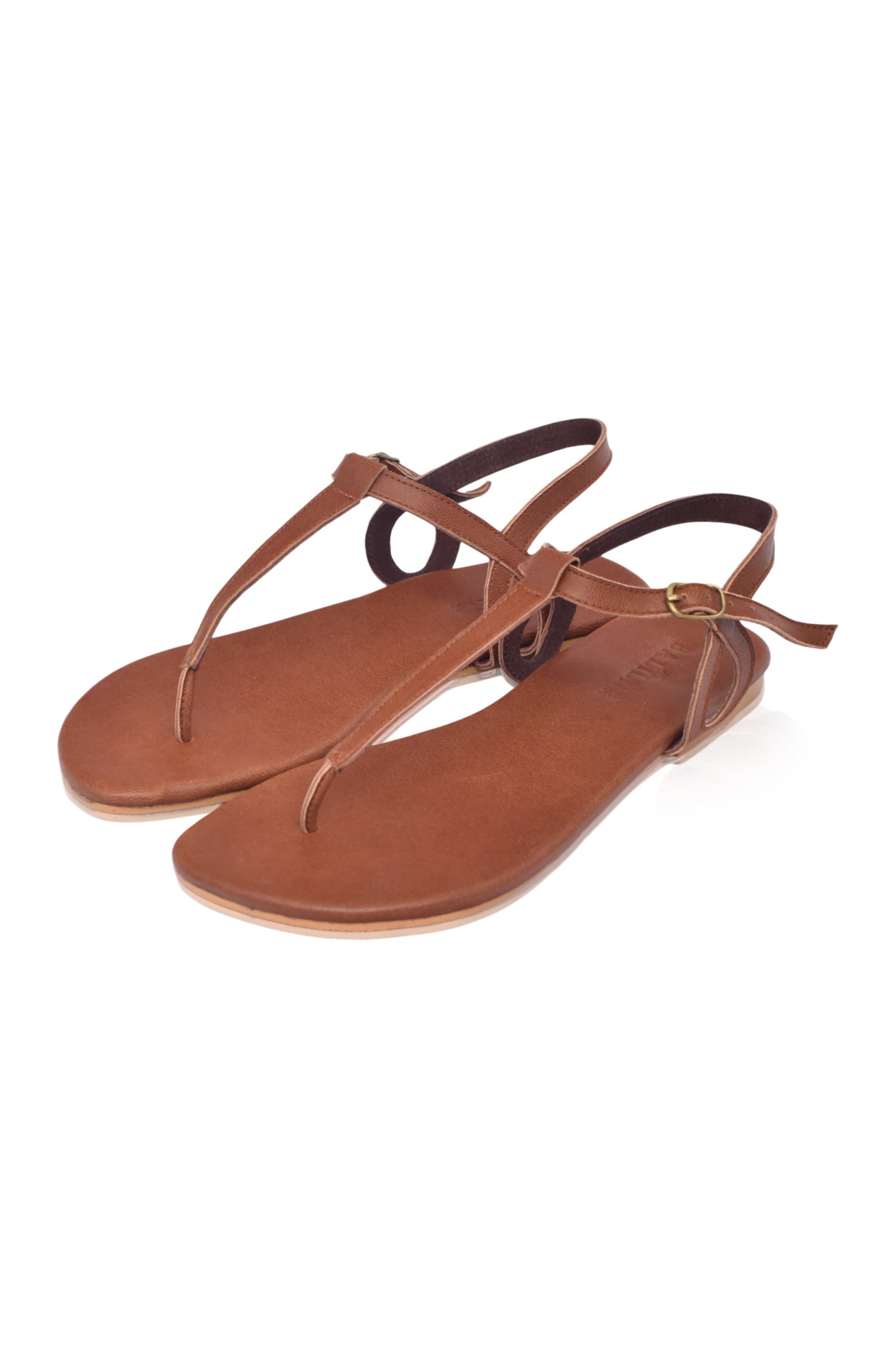 Rosalia T-strap Leather Sandals (Sz. 4, 8.5, 9 & 10)-5