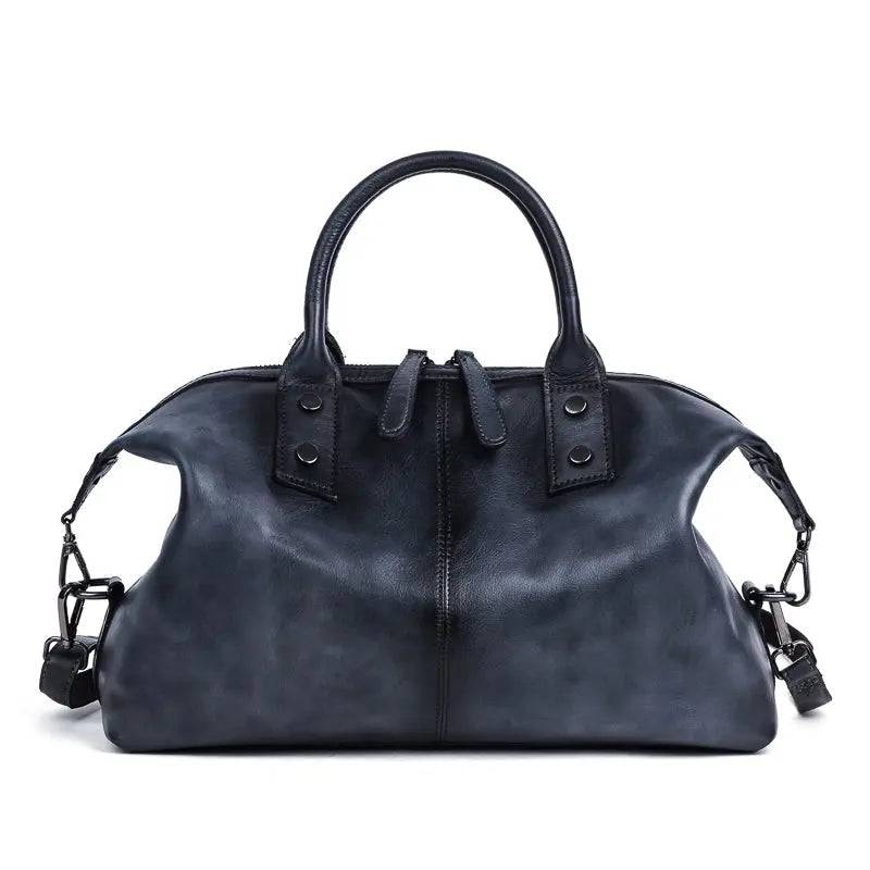 Rossie Viren Women's  Women’s Genuine Leather Handbags Satchel Tote Top Handle Bags Ladies Purses Cross-body Bag-2