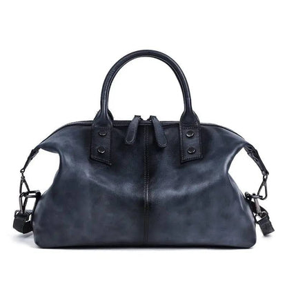 Rossie Viren Women's  Women’s Genuine Leather Handbags Satchel Tote Top Handle Bags Ladies Purses Cross-body Bag-2