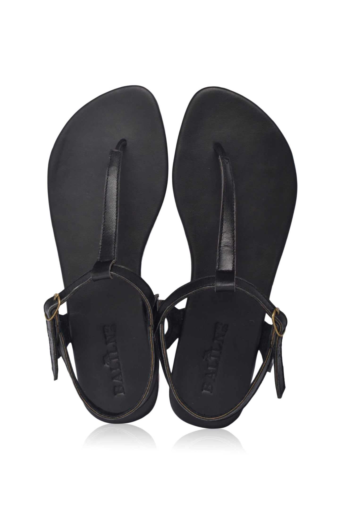 Rosalia T-strap Leather Sandals-4