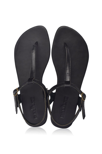 Rosalia T-strap Leather Sandals-4