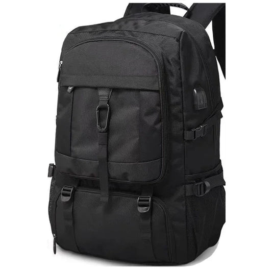 80L Large Capacity Men’s Travel Backpack Waterproof Bag Black-0