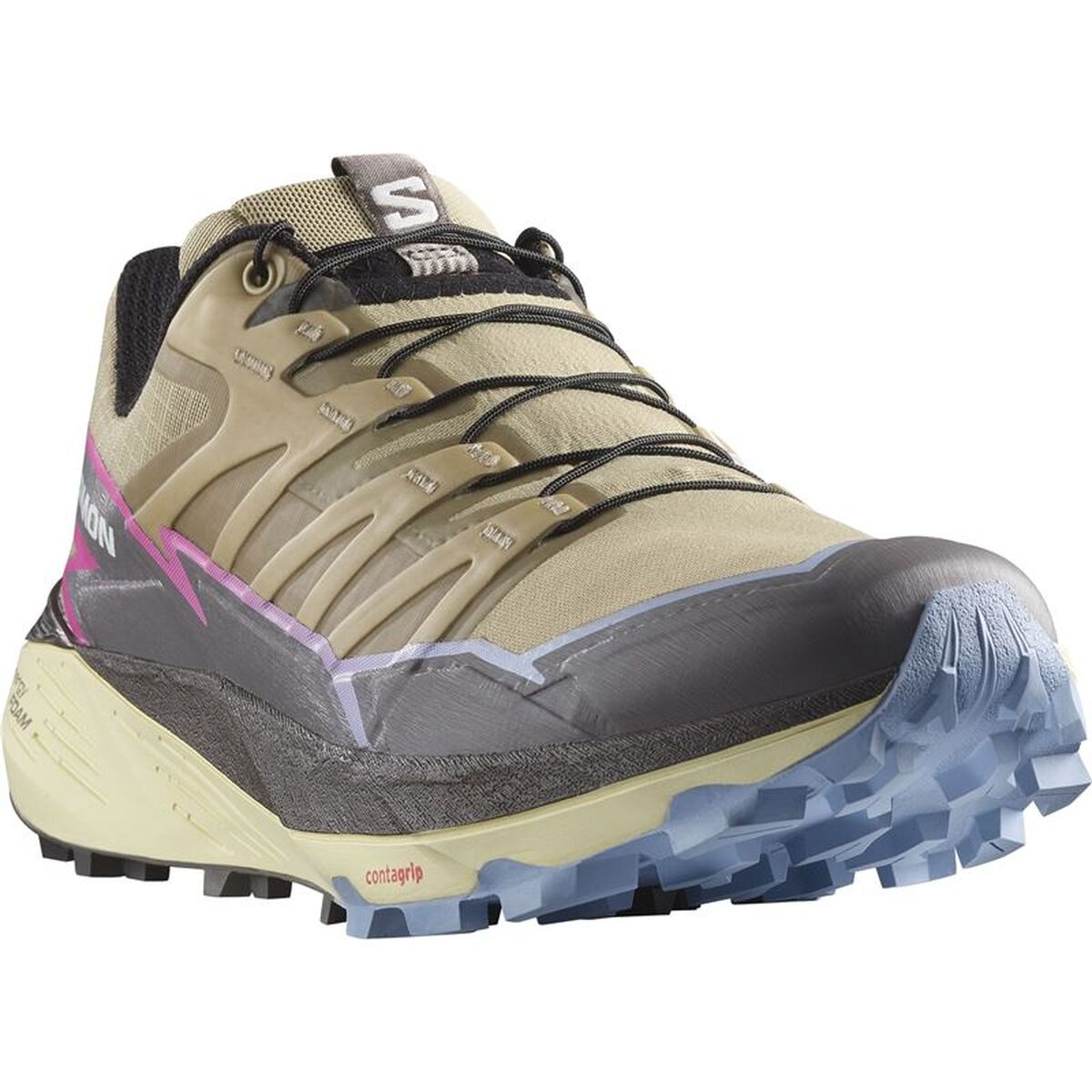 Trail running shoes for women Salomon Thundercross Brown