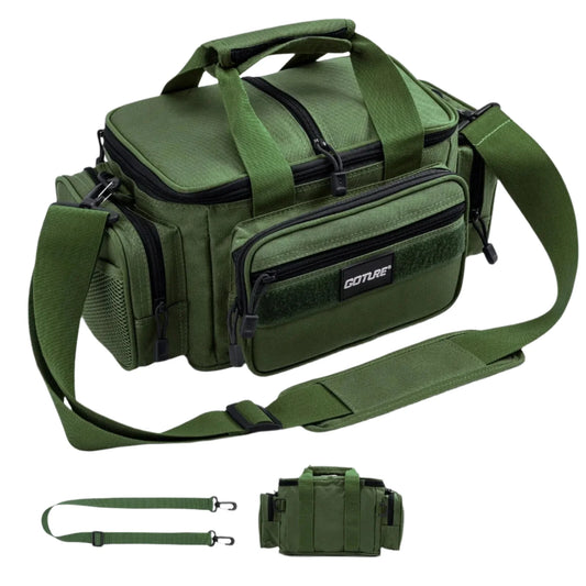NNEOBA High-Capacity Tackle Shoulder Bag Outdoor Green-0