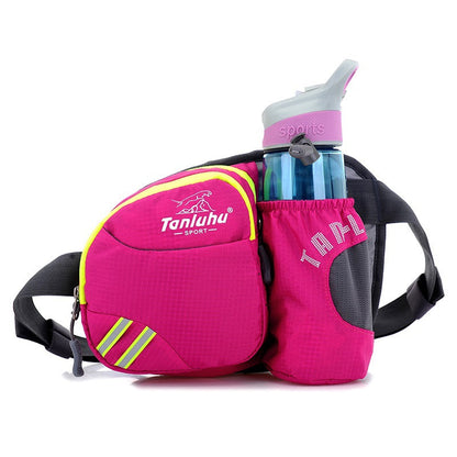Wautton Outdoor Hiking Walking Waist Pack With Bottle Holder-9