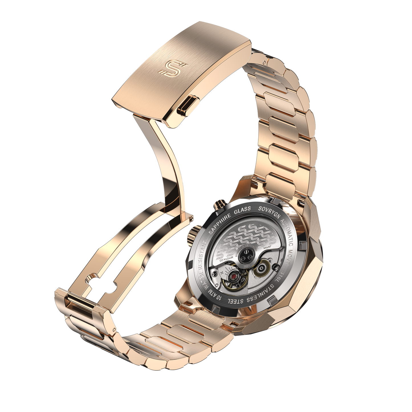 SOVRYGN Calendar Rose - White Watch-1