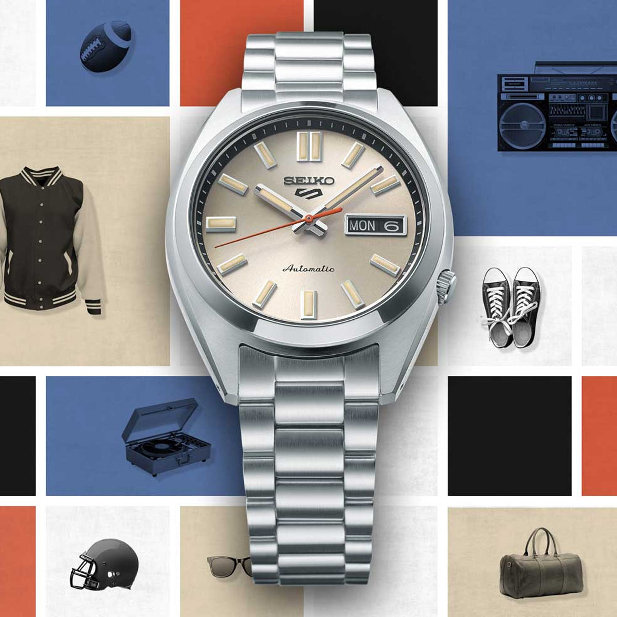 SEIKO 5 WATCHES Mod. SRPK91K1-7