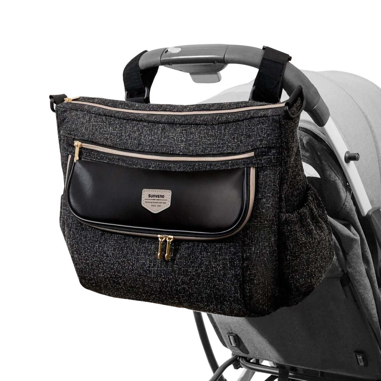 Tweed Luxe Stroller Organizer-0