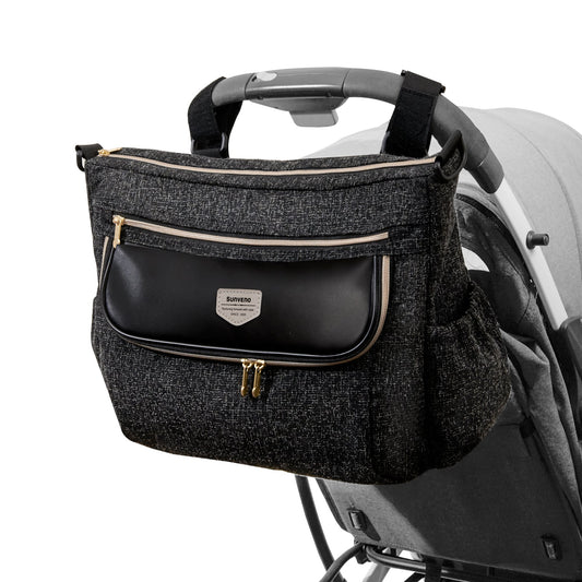 Tweed Luxe Stroller Organizer-0