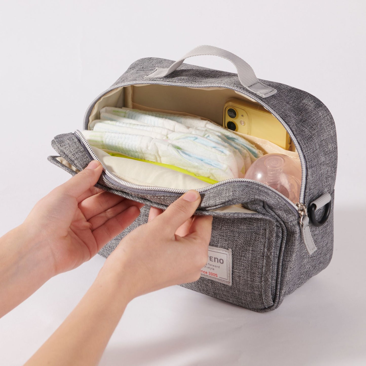 Diaper Clutch Bag with Wipe Dispenser-2