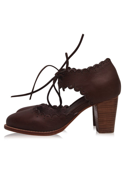 Dance Queen Leather Heels-7