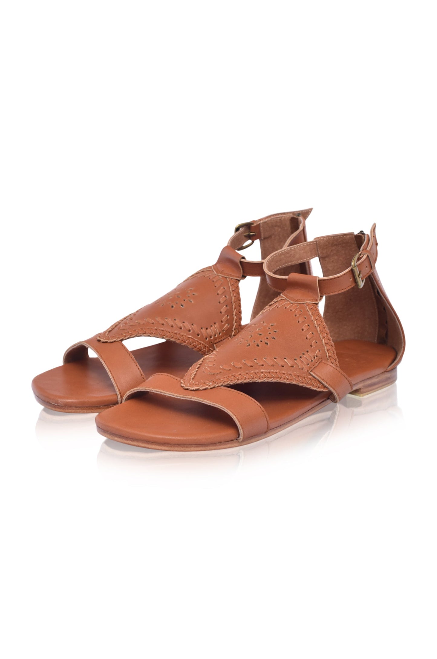 Savannah Leather Sandals-4