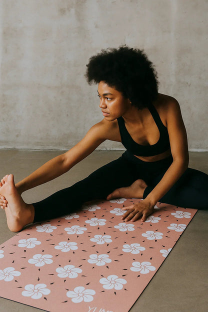 Kumiko Yoga Mat – 6mm Non-Slip, Eco-Friendly & Latex-Free (Tan)-1