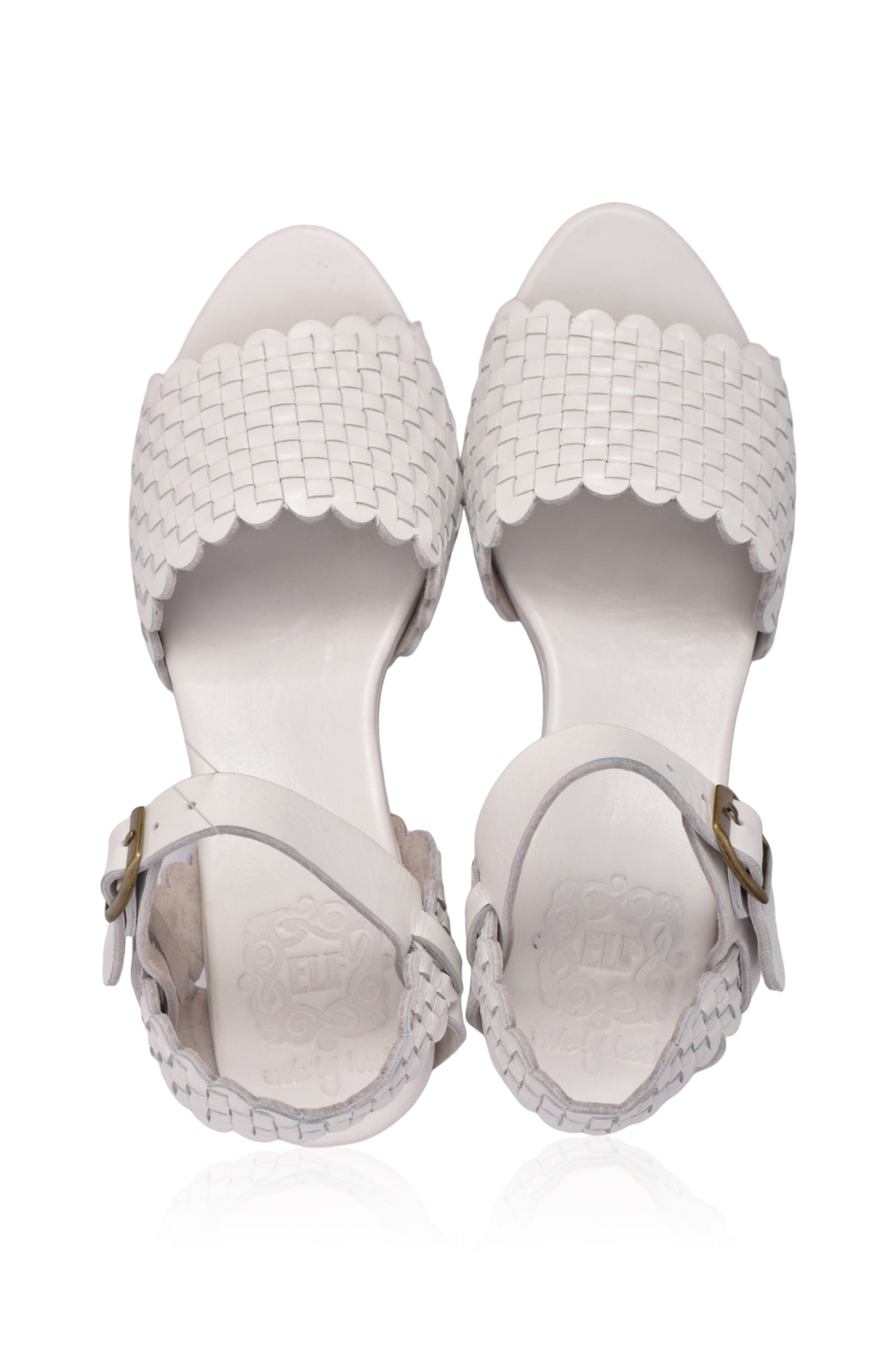 Sicily Wooden Heel Woven Sandals (Sz. 10)-2