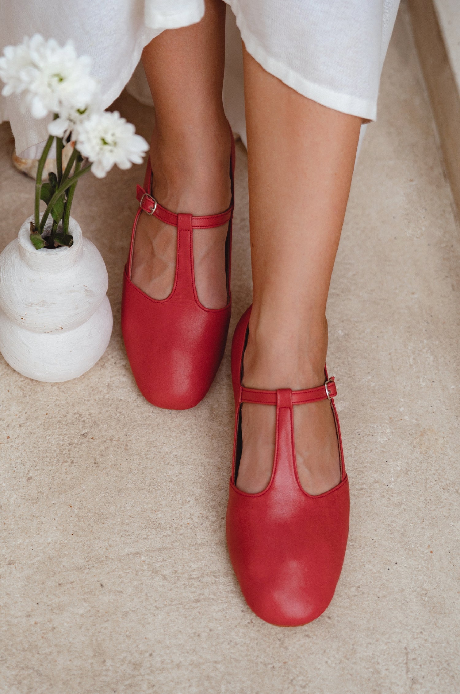 Simplicity Round Toe Ballet Flats-0