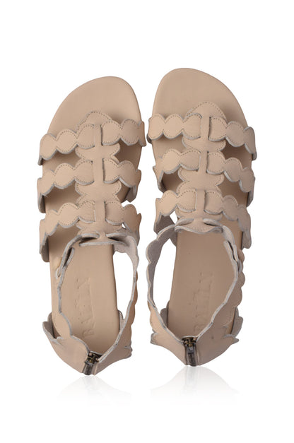 Sol Leather Greek Sandals-6