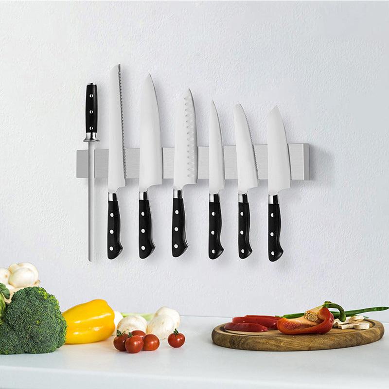 Stainless Steel Knife Organizer Rack for a Tidy Kitchen-0