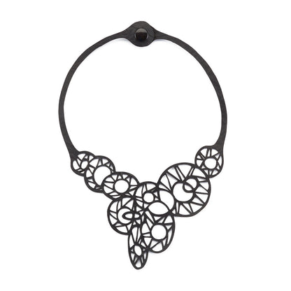Stellar Astronomy Geometric Rubber Necklace-4
