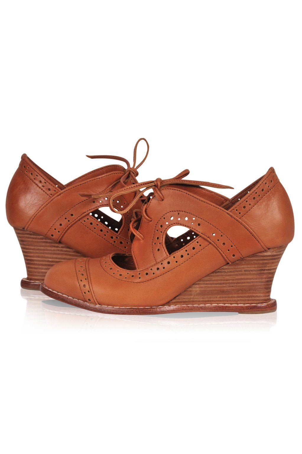 Stockholm Oxford Wedges-6