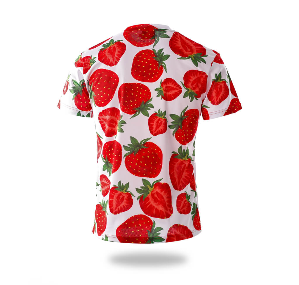 Strawberry Pattern Sublimation T-Shirts-1