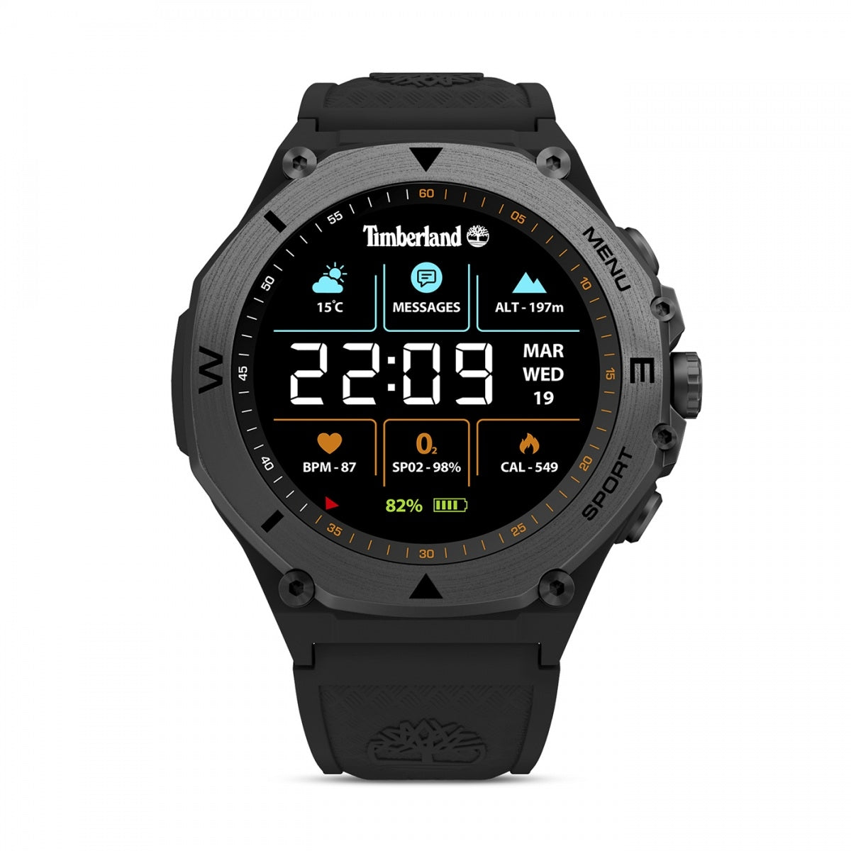 TIMBERLAND SMARTWATCH WATCHES Mod. TDIGB0089801-0