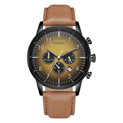 Trnda Men's Stainless Steel Watch, Black Case | Trn-Ss43b-0