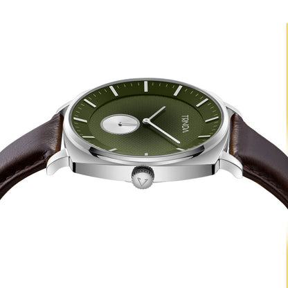 Trnda Men's Stainless Steel Watch, Seaweed Green Dial | Trnda45mm-2