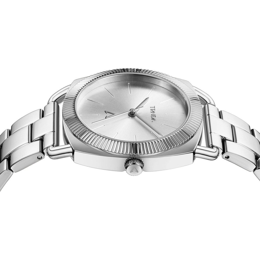 Trnda Women's Stainless Steel Watch, Silver Dial | Trnda-Ss35.8-2
