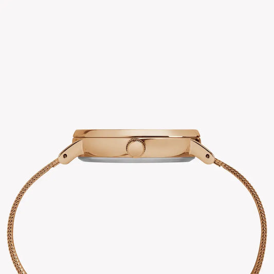 Timex Women's Rose Gold Watch, Off White Dial | Tw2r26400-1