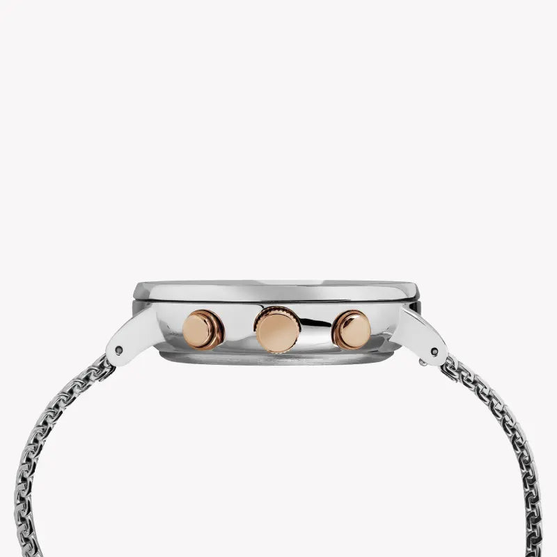 Timex Unisex Silver Stainless Steel, Black Dial | Tw2t11400-1