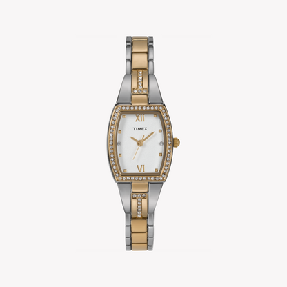 Timex Women's Silver & Gold Watch | Model Tw2w95800-0