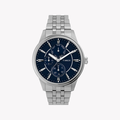 Chicago Multi 45mm Silver Tone Case Blue Dial Bracelet TW2Y21500-0