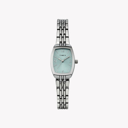Womens Silver-Tone Case & Bracelet with Aquamarine Dial TW2Y22500-0