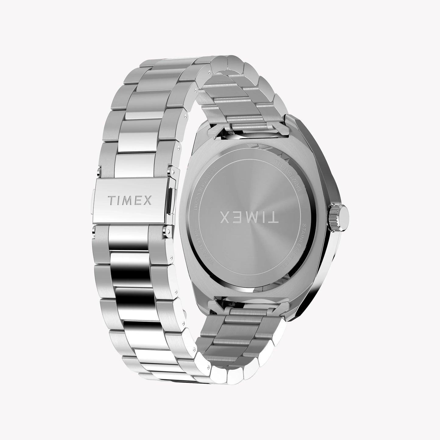 Mens Silver-tone Case & Bracelet with Black Dial TW2Y22600 | Stylish Watch-4