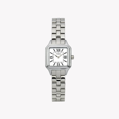 Addison Silver-Tone Case & Bracelet White Dial TW2Y23800 | Men's Watch-0