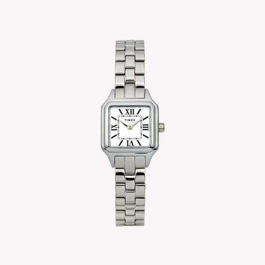 Addison Silver-Tone Case & Bracelet White Dial TW2Y23800 | Men's Watch-0